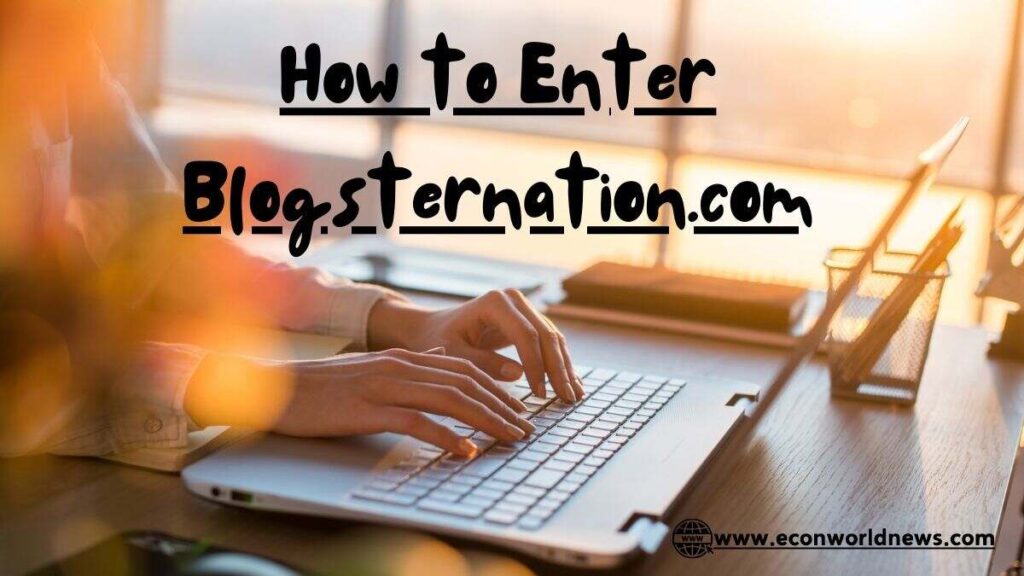 How to Enter Blogsternation.com